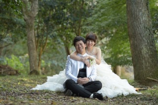 後ろからぎゅっと！