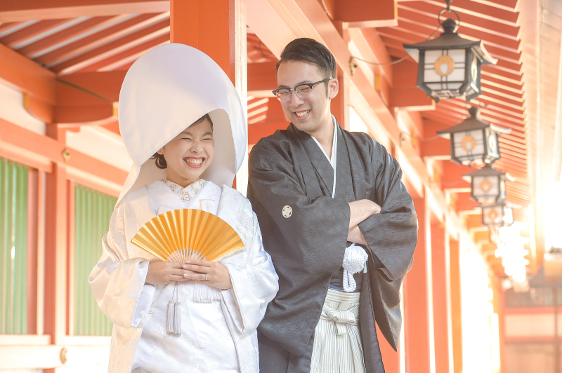 藤崎宮で白無垢