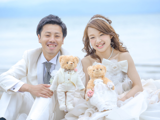 笑顔いっぱいのお二人