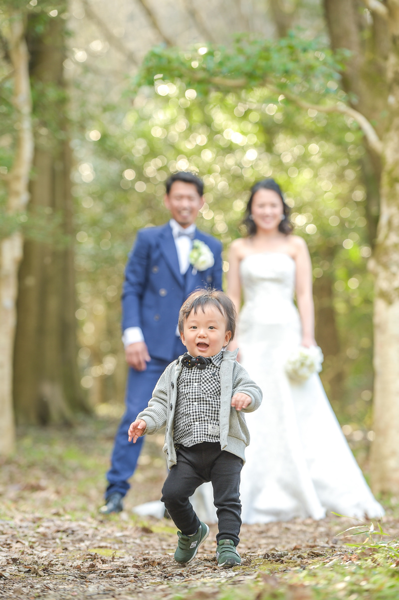 カメラマンさんのほうへ！