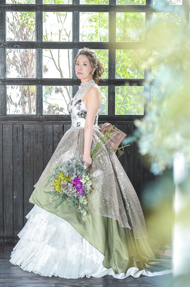 新婦様のソロショットは綺麗に凜と^^