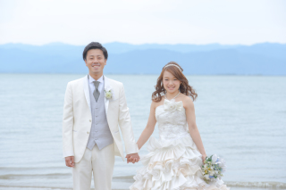 若宮海水浴場にて