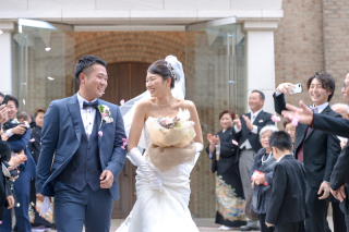 結婚式当日もお邪魔しました＾＾