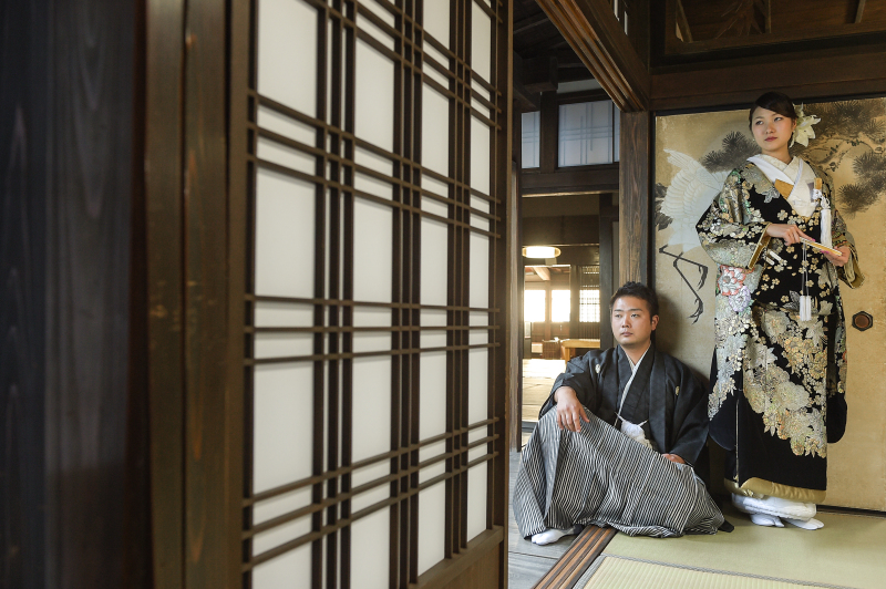 お座敷のあるロケ地でかっこよく!