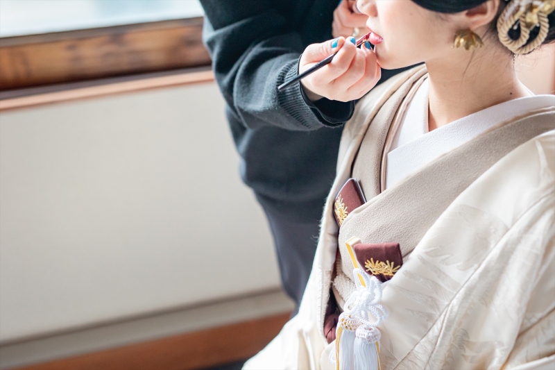 こだわりの和装からスタート