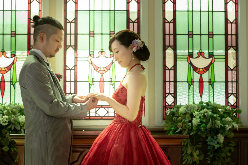 挙式シーンの再現もいいね