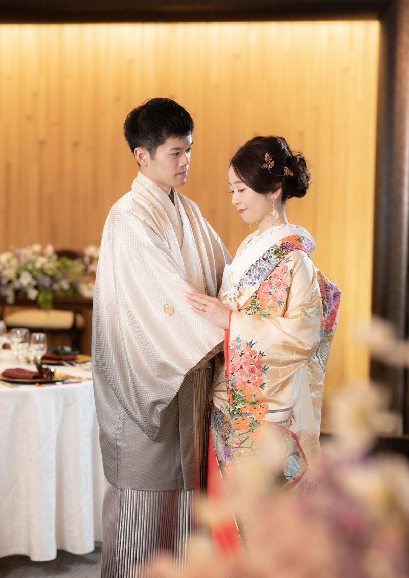 二人より添っての撮影