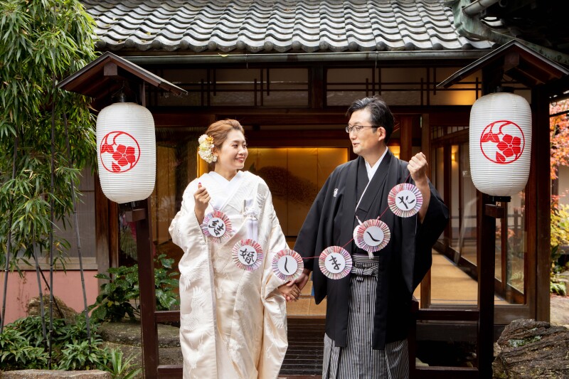 白無垢での撮影