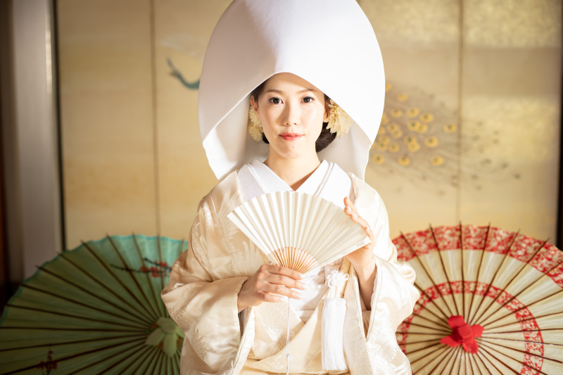 古き良き伝統美の白無垢姿