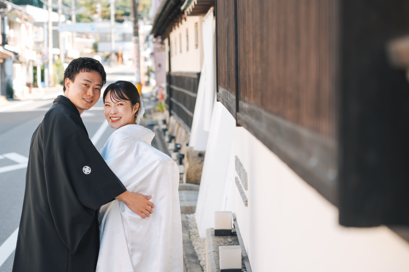 和装お散歩風写真