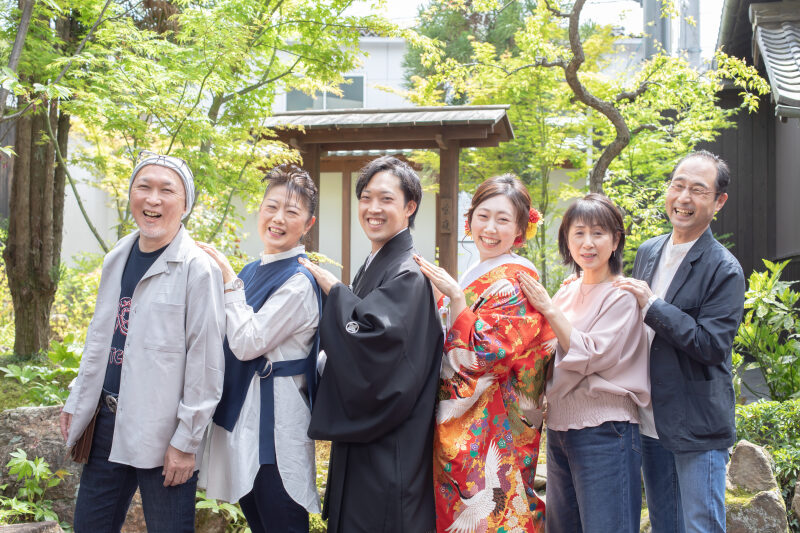 家族と楽しむフォトウエディング