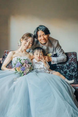 和装1着・洋装2着 お子様と一緒に