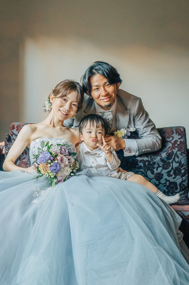 和装1着・洋装2着 お子様と一緒に