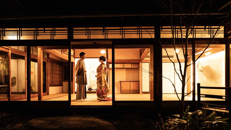 和室内にて撮影