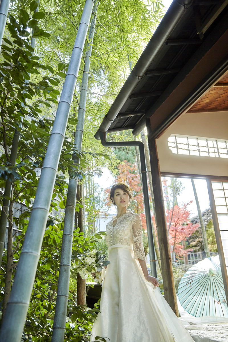 ドレススタイルでも映えるロケーションが多数