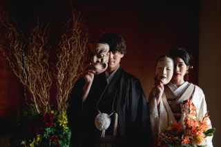 陰影とお面　ちょっとやりすぎたかな