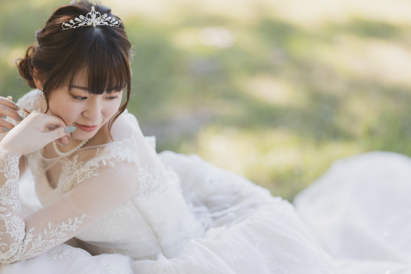 ウエディングにお着替え