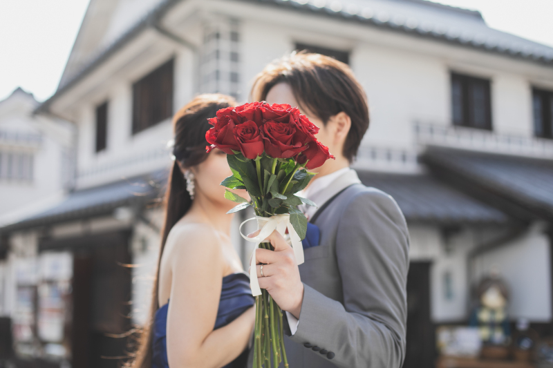 カラードレスにお着替え