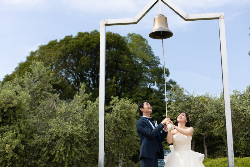 名物の幸福の鐘と