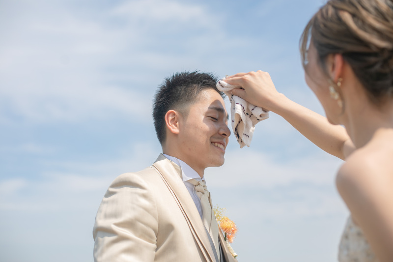 5月でも日差しは強いです!