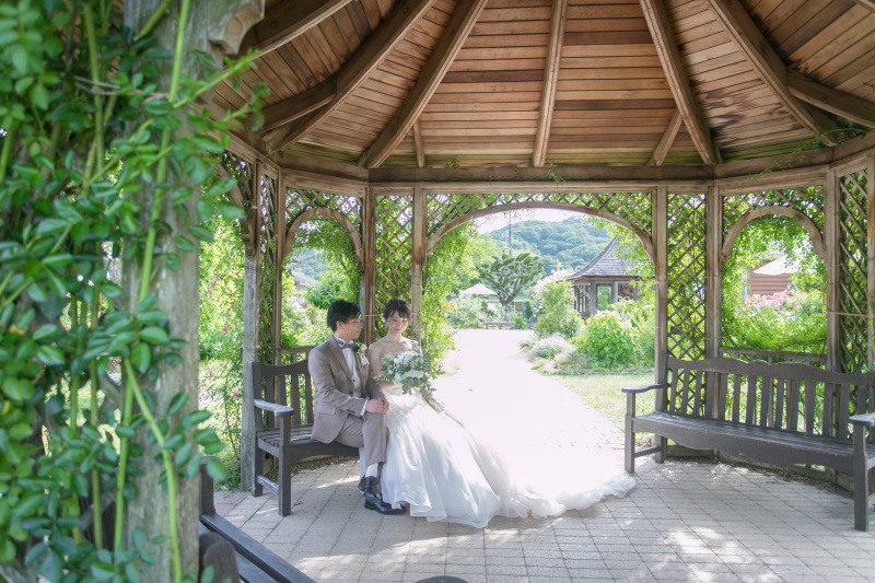 お洒落なガゼボで♪