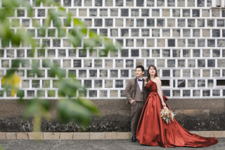 美観地区で洋装フォト♪