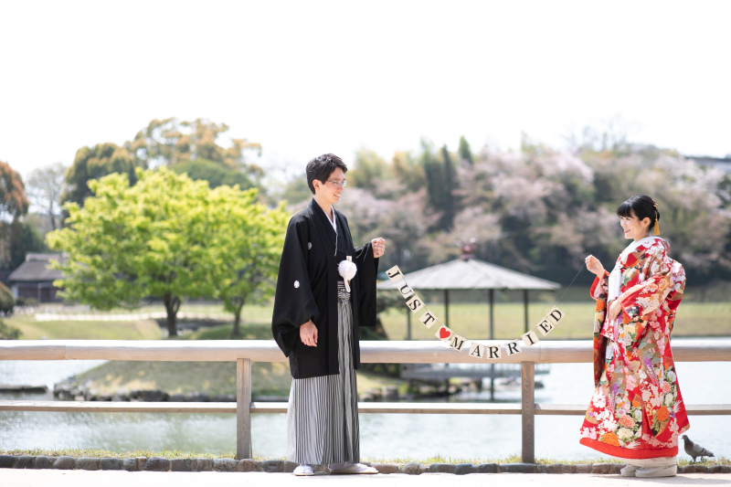 まだ桜が残っていました！