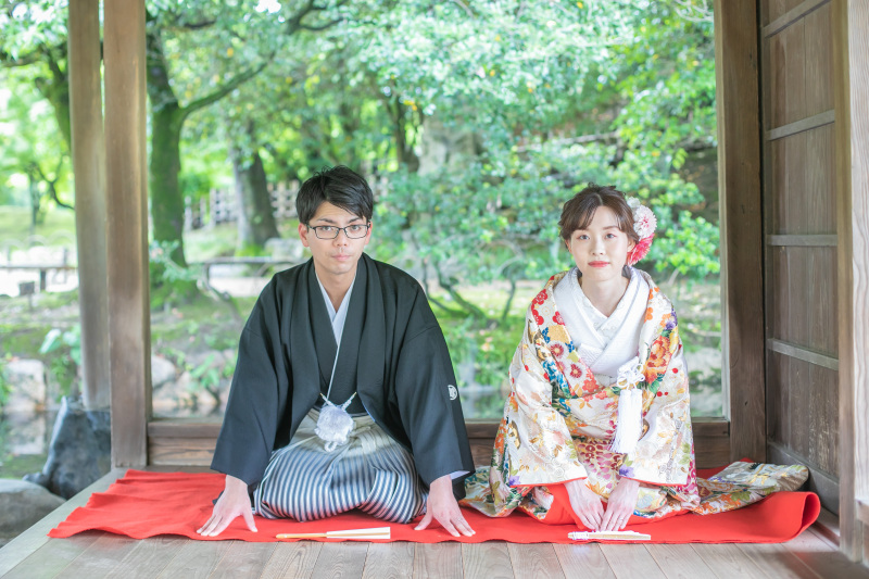 お座りショット