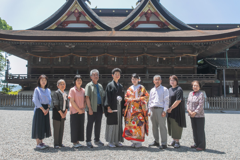 最後はご家族で