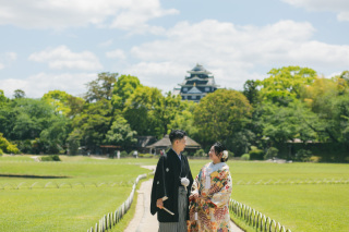岡山後楽園での撮影☆