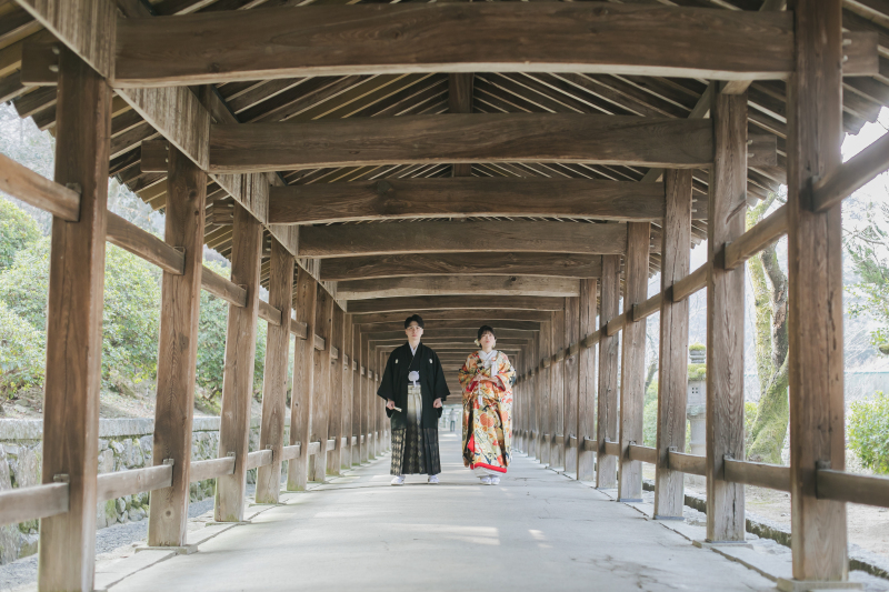 まずは和装から！