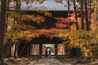 紅葉フォトの写真が仕上がってまいりました♡