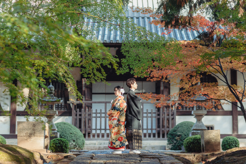 最初は定番ロケ地の曹源寺からスタート