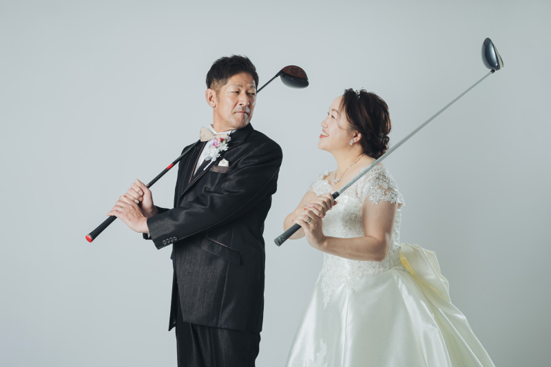 趣味のゴルフで