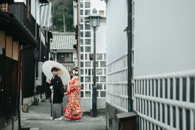 １２時３０分　美観地区撮影スタート！