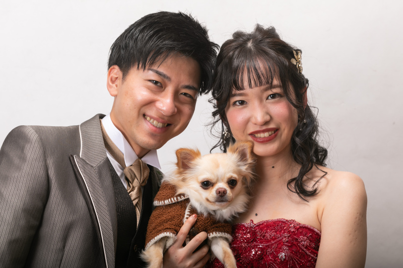 カラードレスにお着替え♪