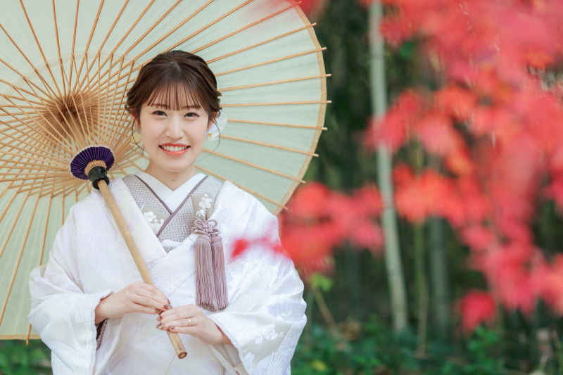 お気に入りの白無垢で♡