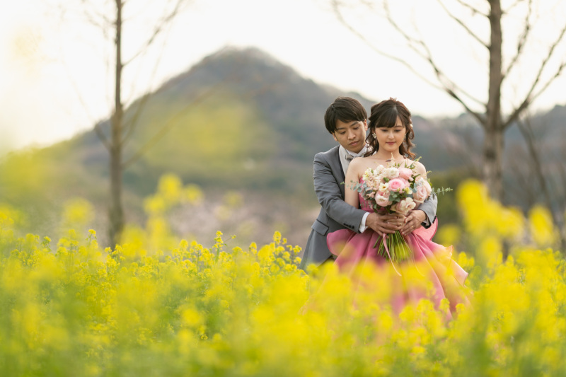 お花に囲まれて♡