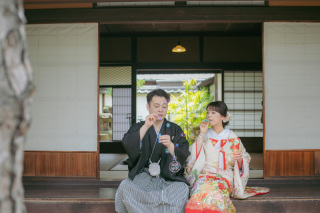 和装と洋装の2点　♪