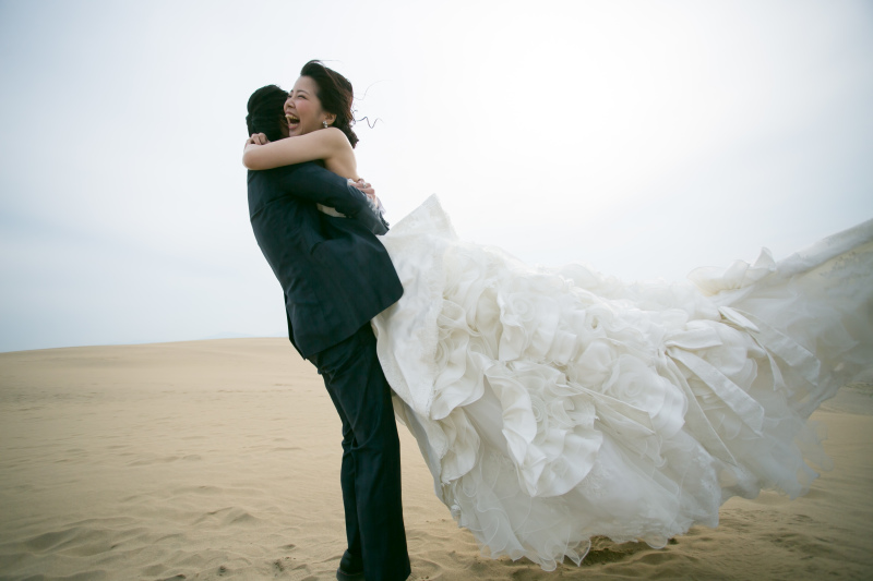 お二人の大好きなポーズで