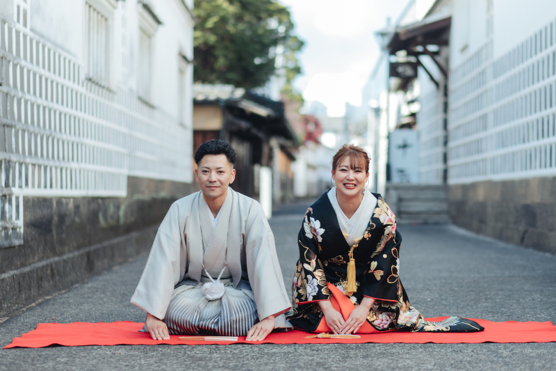 お辞儀ショット