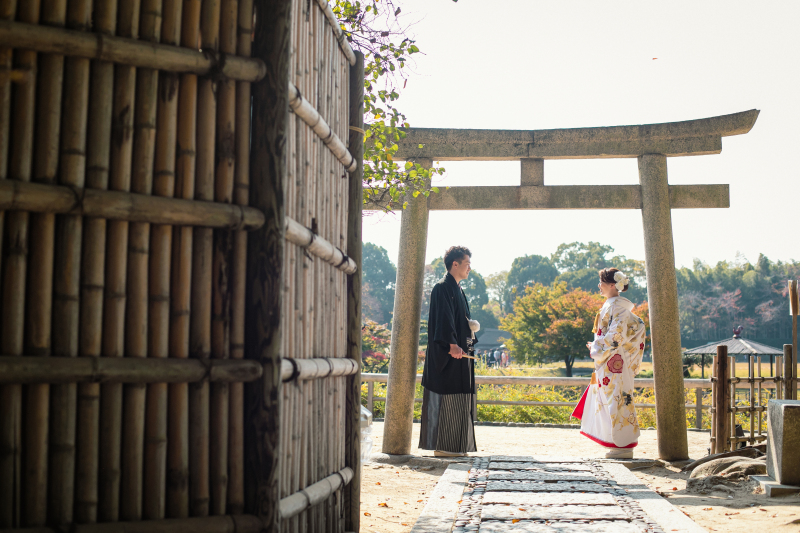 見つめ合いショット
