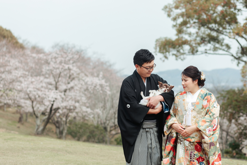 ワンちゃんと一緒に