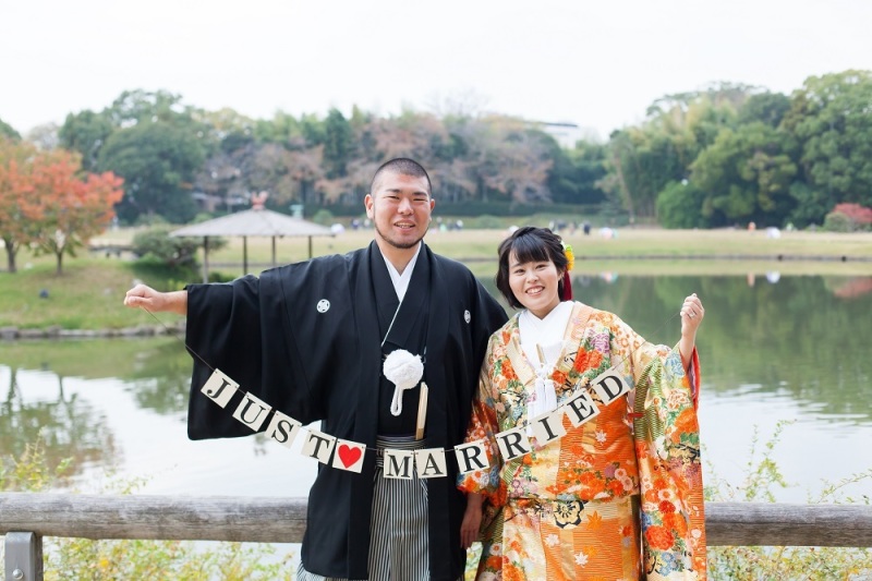 後楽園　紅葉ロケ！