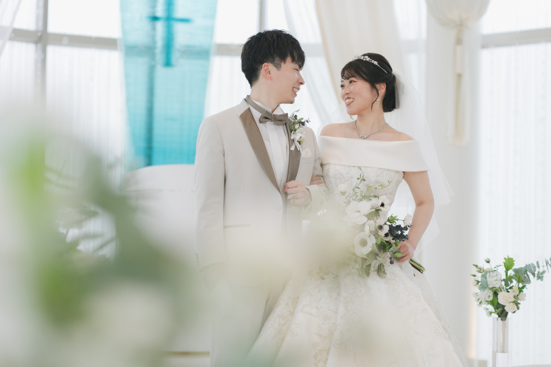 最後はチャペルで