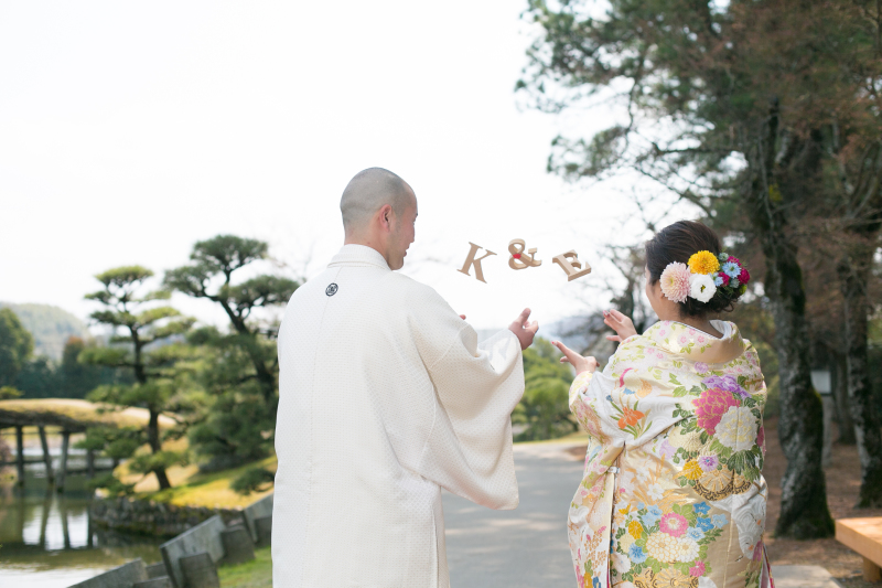 お気に入りの小物でお二人らしさを