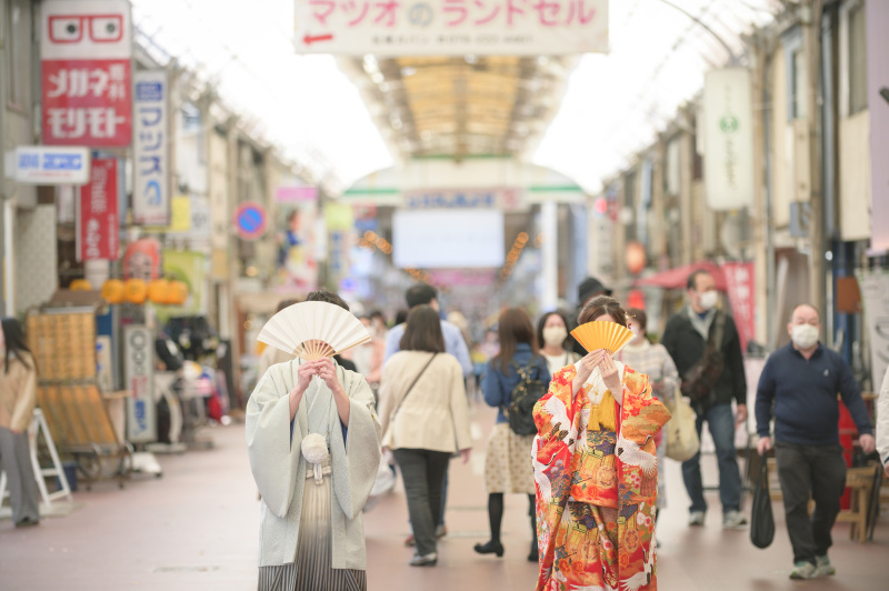商店街も♪
