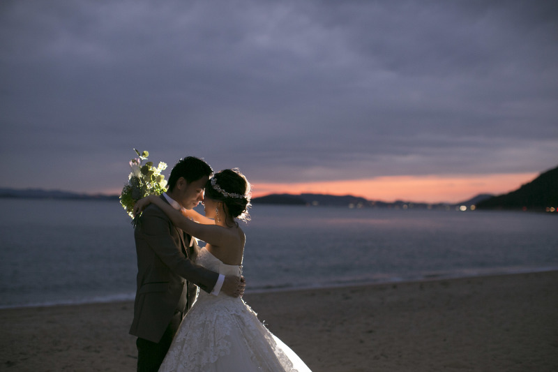 フォトスタジオRADIANCE 岡山本店_海で撮影できる