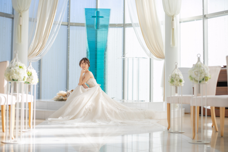 フォトスタジオRADIANCE 岡山本店_チャペルで撮影できる