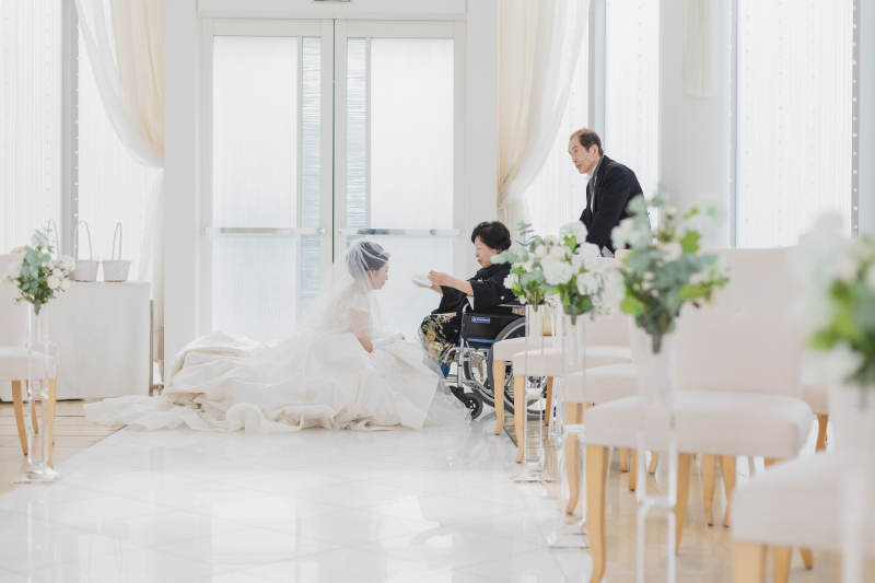 挙式風な写真も撮れちゃう